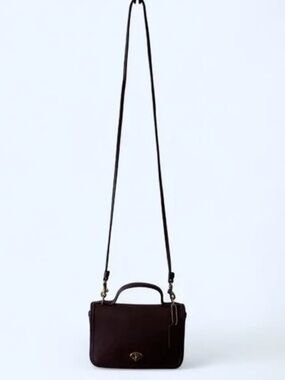 Authentic Vintage Coach® Casino No. 9924 Crossbody Bag, Mahogany Brown